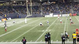 Winnipeg Blue Bombers vs Montreal Alouettes Drew Wolitarsky Touchdown November, 2021