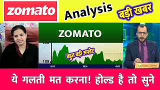 ZOMATO share  | ZOMATO share target | zomato share analysis | zomato share latest news