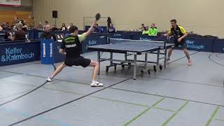 Dickhardt vs Muehlbach TV Hilpoltstein vs Bad Hamm 20190331 Table Tennis Second League Germany Stati