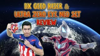 Ultraman Geed: DX Geed Riser \u0026 Ultra Zero Eye Neo Review from HobbyLink Japan