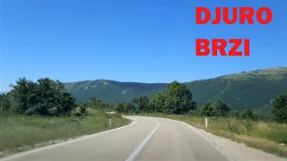 Glamoč - Livno, Bosnia and Herzegovina, main road M15, July 2020