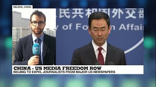 Beijing to expel journalists from major US newspapers