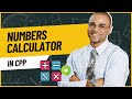 Simple Calculator in cpp without using switch case and function.