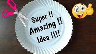 Best out of waste paper plates crafts | Easy paper plate crafts | disposable plate crafts
