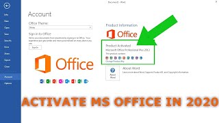 Activated Microsoft Office, Easy Way to Download and Install
