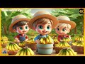 Banana Harvesting Song For Kids | Artful Animations