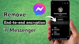 How to remove end to end encryption in messenger / end to end encryption messenger turn off / 2024