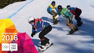 Snowboarding - Snowboard Cross - Full Replay | Lillehammer 2016 Youth Olympic Games