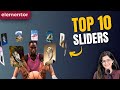 2025's Top 10 Sliders - GSAP+CSS Elementor