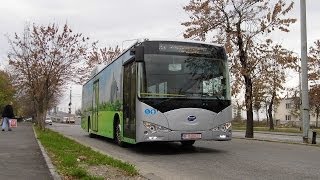 Primul autobuz electric din România/ BYD Electric Bus in Romania 2013