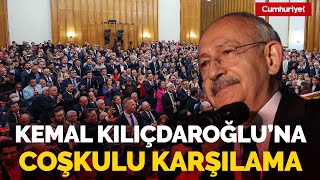 'Millet'in adayı Kemal Kılıçdaroğlu'na Millet Meclis'inde coşkulu karşılama