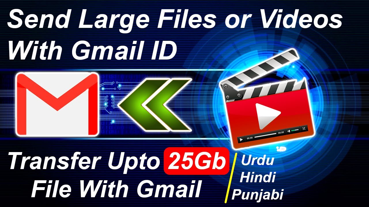 Send Large Files By Email - How To Send Long Video On Gmail - Send ...