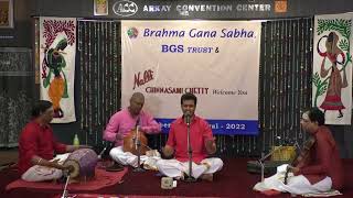 BRAHMA GANA SABHA \u0026 BGS TRUST-Cuddalore Vikram Saiprasad Vocal