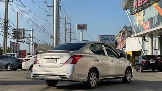 รีวิว Nissan Almera รถมือสองราคาถูก รถเก๋งประหยัดน้ำมัน นิสสัน อัลมีร่า ผ่อนเพียงวันละ 1xx บาท