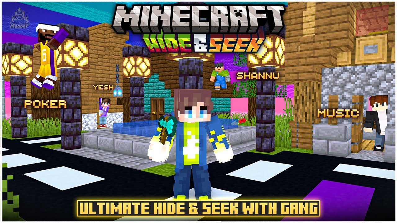 ULTIMATE HIDE & SEEK WITH GANG 🤣 | Minecraft Hide And Seek | In Telugu ...