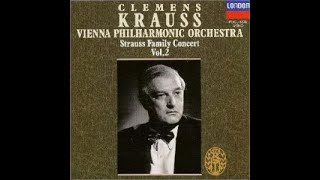 Strauss Family Concert / Wiener Philharmoniker, Clemens Krauss