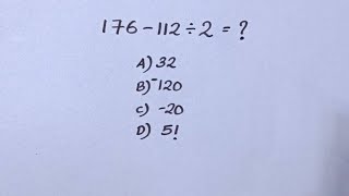 Maths basics #2 / math /mathematics questions / BODMAS / MATHS