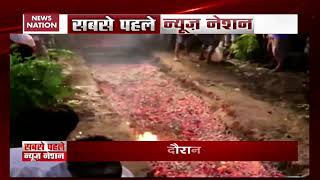 Watch: Devotees walk barefoot over bed of hot embers in Jalandhar