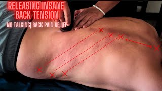 Tracing INSANE Back Tension | Deep Fascia Work & No Talking ASMR