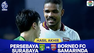 Hasil Akhir Pertandingan - Persebaya Surabaya vs Borneo FC Samarinda | BRI Liga 1 2024/25