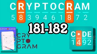 CRYPTOGRAM level 181 182