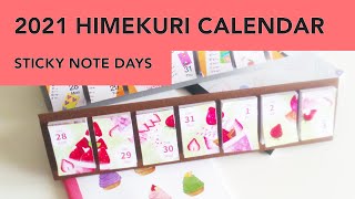 Himekuri Sticky Calendars for 2021 - Stationery and Sweets Versions