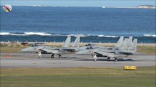 F-15s By The Sea At Naha Japan - AIRSHOW WORLD