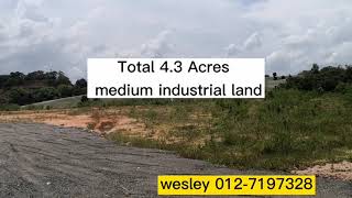 4.3 acres Medium Industrial Land, Seelong, Senai