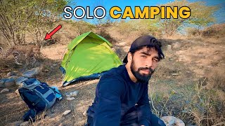 First Time Solo Camping In India 🏕️ | Forest | i Will Never come Alone Again | very dangerous