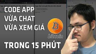 Code app chat và xem giá Bitcoin realtime trong 15 phút với ExpressJS và Socket.io