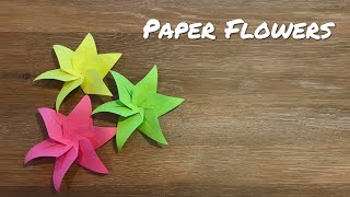 How to make Paper Flowers / Easy Origami Flowers