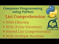[Python Programming Basics to Advanced] : List Comprehension | Lab 21