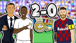 El Clasico - Real Madrid win 2-0! (Feat Vinicius, Mariano & Ronaldo Barcelona Goals Highlights)