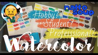 🖌️What's Right for You: Hobby, Student, or Pro Watercolors🖌️