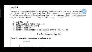 17-9-21Module 2: Blowfish algorithm