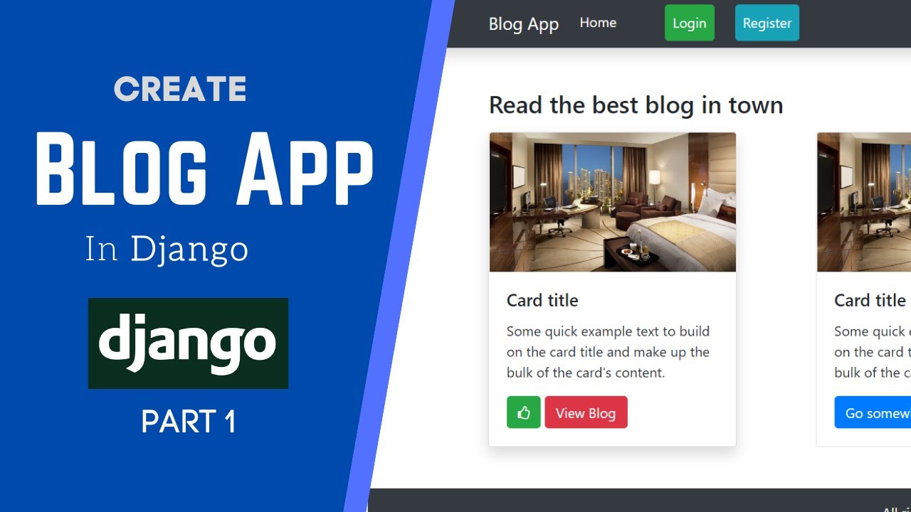 Create A Blog Application In Django | Full CRUD Operation In Django ...