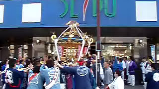 平成二十一年　神奈川県秦野市今泉　今泉神社例大祭　神輿渡御風景１