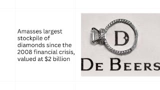 De Beers Confronts Record Diamond Stockpile as Global Demand Falters