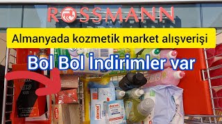 🛒Rossmann Market Alışverişi 🛒 Almanyada Market Alışverişi - 19 Nisan 2023