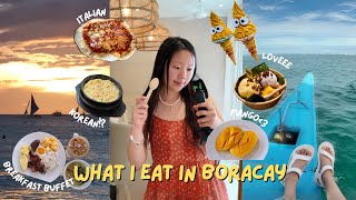 everything i ate in BORACAY for 3 days 🌴 local food spots, things to do, philippines cozy vlog!