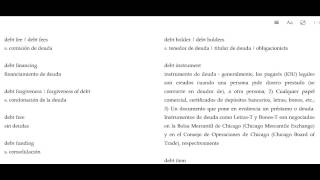 English-Spanish Dictionary - Diccionario de Inglés y Castellano