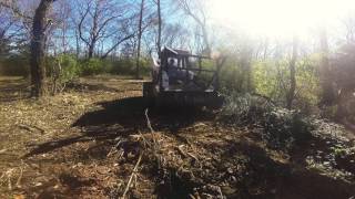 Bobcat T870 Mulcher with quadco knifes