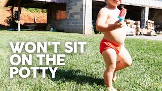 Won't sit
