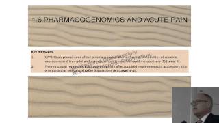 Stephan Schug on Personalized Acute Pain Care \u0026 ANZCA's Acute Pain   Scientific Evidence   4th e