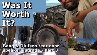 Was it worth it to upgrade my car audio? - Audi S5 B9.5 B\u0026O Rear Door Speaker Upgrade