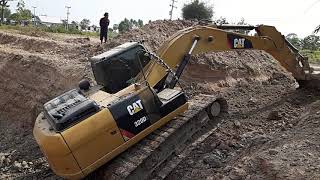 รีวิว excavator caterpillar 320d2 ขุดสระลึก 7 เมตร ใส่ดั้ม มีงบล้านเดียวชื้อรถขุดได้ไหม   EP.1051