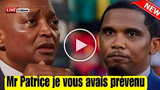 Ça cuit à CAF : Samuel Eto’o fait trembler la CAF, le président risque démissionner