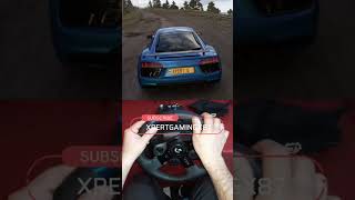 Forza Horizon 5 | short audi r8 v10 plus 2016 | LOGITECH G923 #automobile #forzahorizon5  #gaming