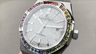 Audemars Piguet Royal Oak RAINBOW Sapphires 15413BC.YY.1220BC.01 Audemars Piguet Watch Review