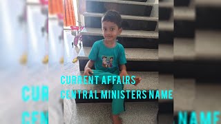 #current affairs|| who is who || central Minister's said by @ Harsha vardhan||